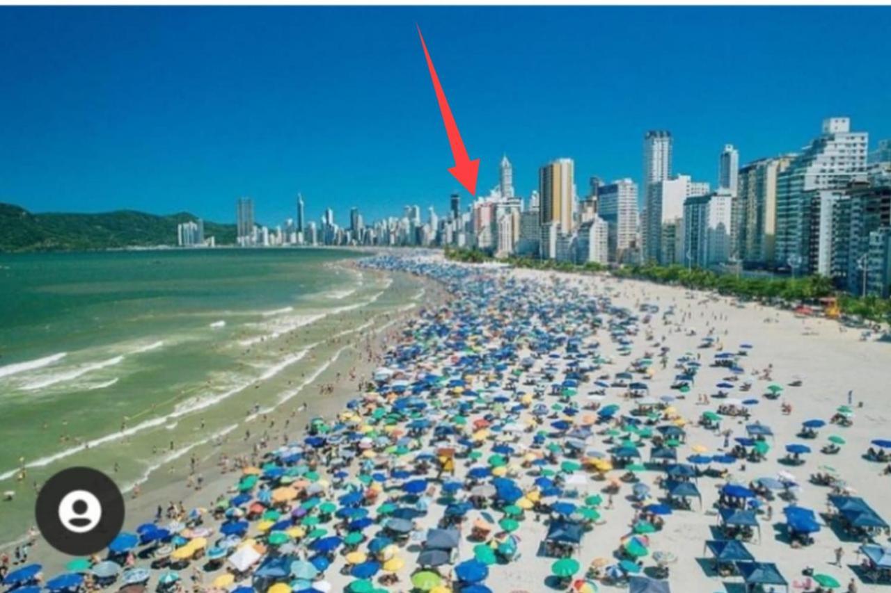 APARTAMENTO VISTA MAR - Pé na areia Balneário Camboriú Exterior foto